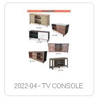 2022-04 - TV CONSOLE